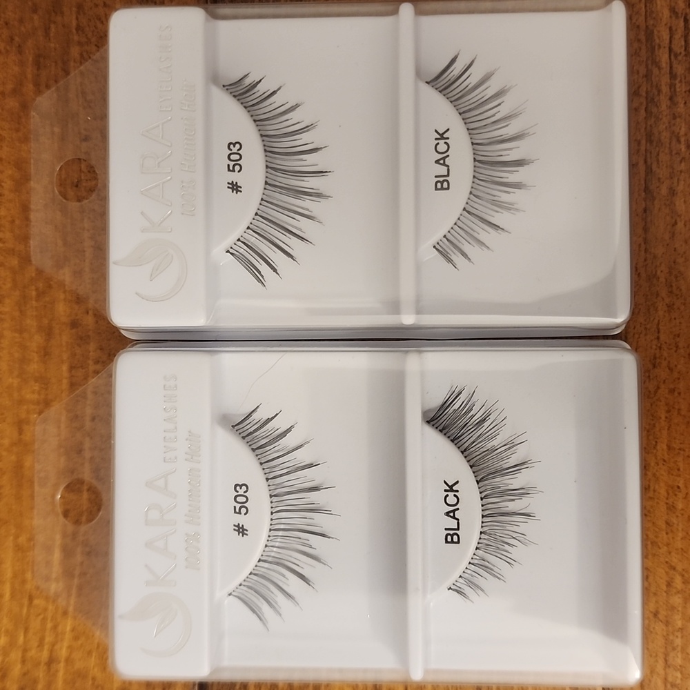 Kara beauty eyelashes 100% human hair #503, Two Pack